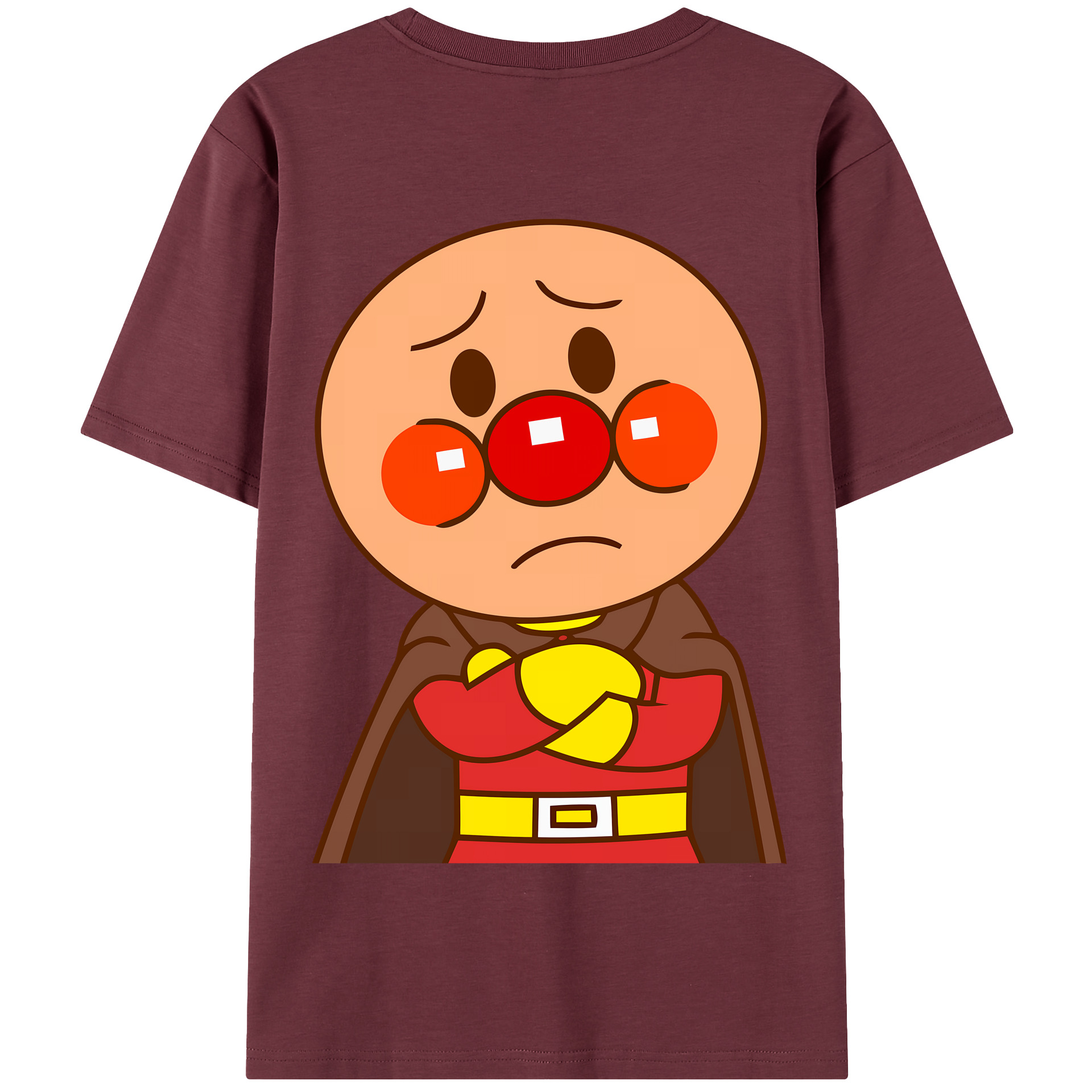 （画像用） アンパンマン Anpanman 綿100％半袖Tシャツ（背面プリント）